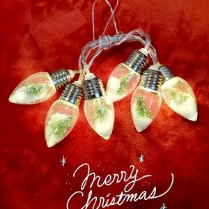 Target Christmas Tree Snow Globe String Li…